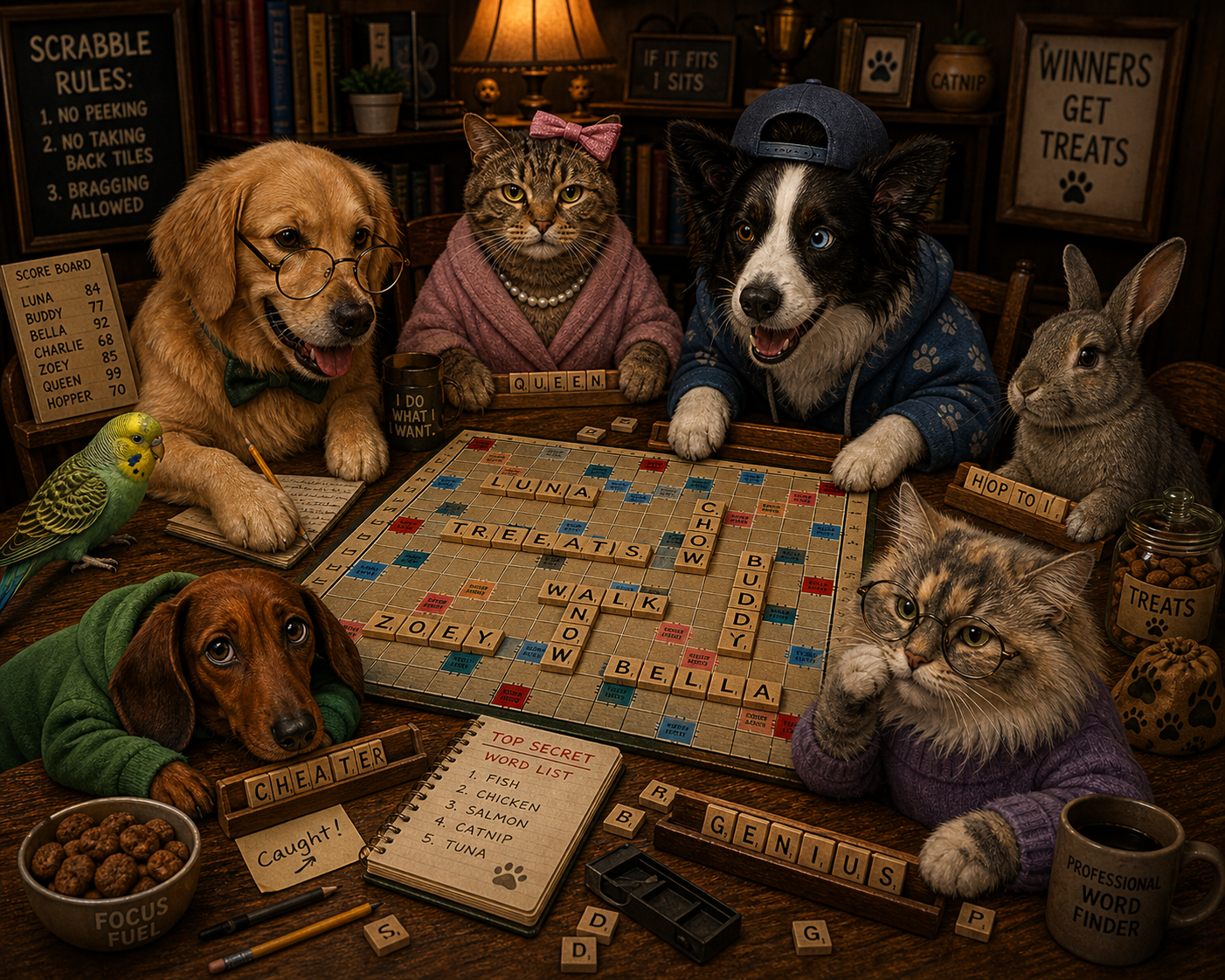 *Digital* Funny Custom Pet Portraits (Sports Fan)