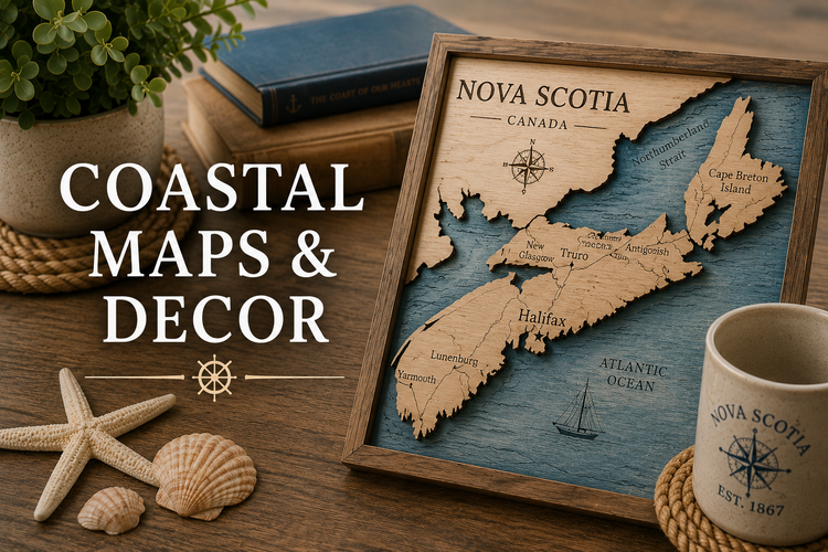 Coastal Maps and Decor