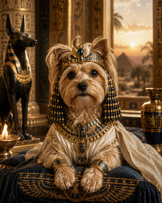 Funny Custom Pet Portraits  (Egyptian)