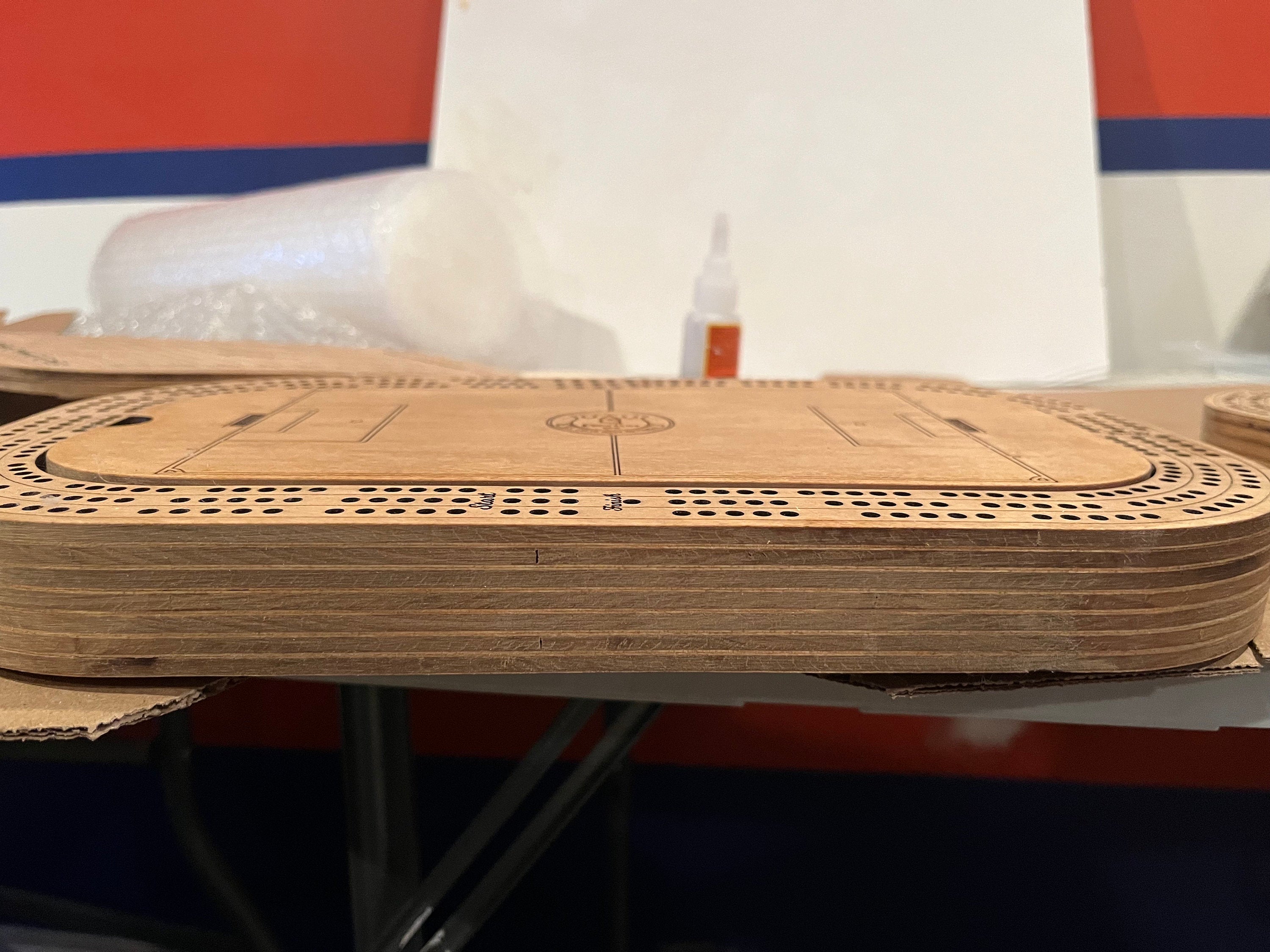 Basketball Cribbage board custom Basketball arena with any team