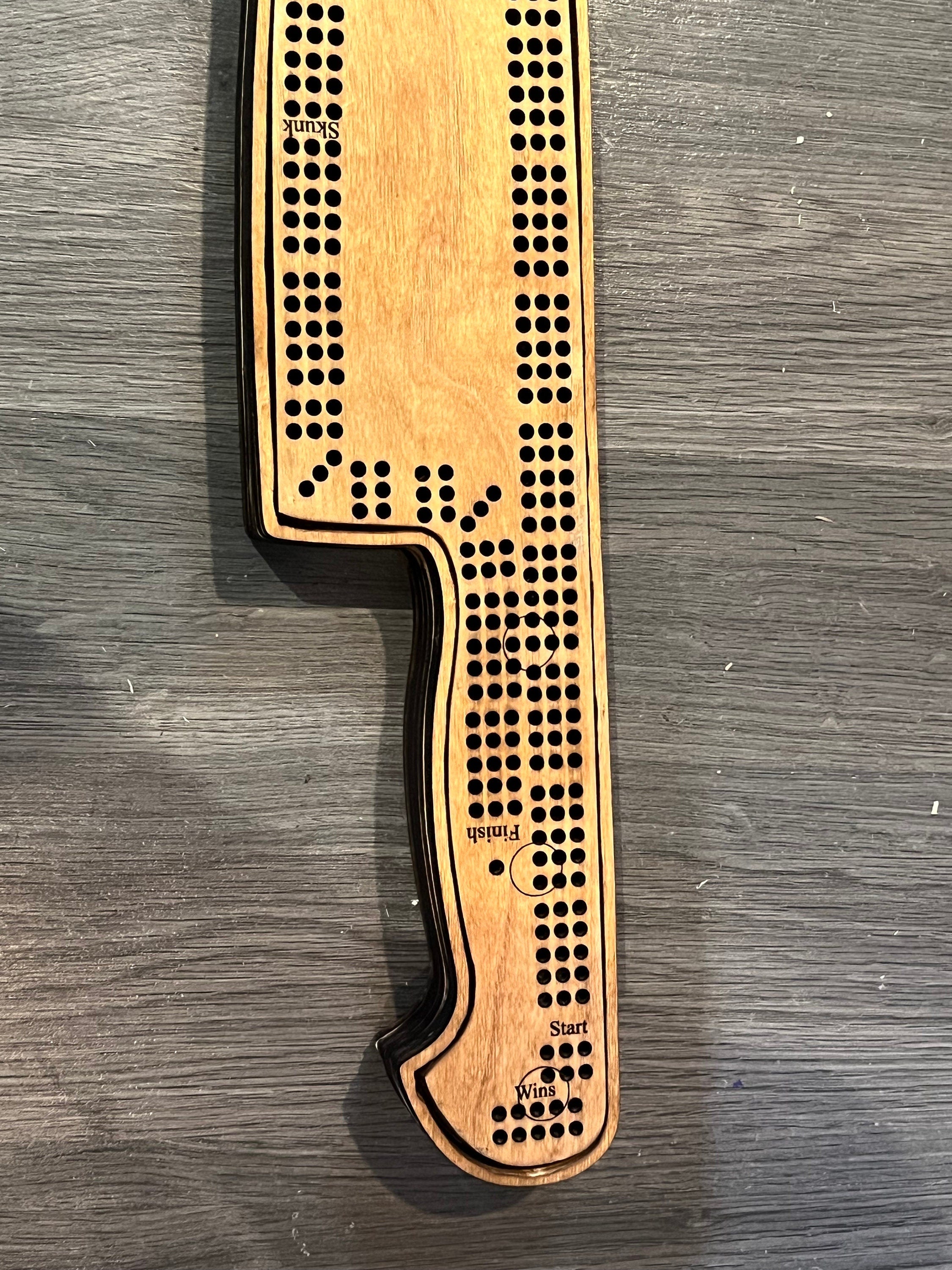 cribbage board Custom made Chef knife