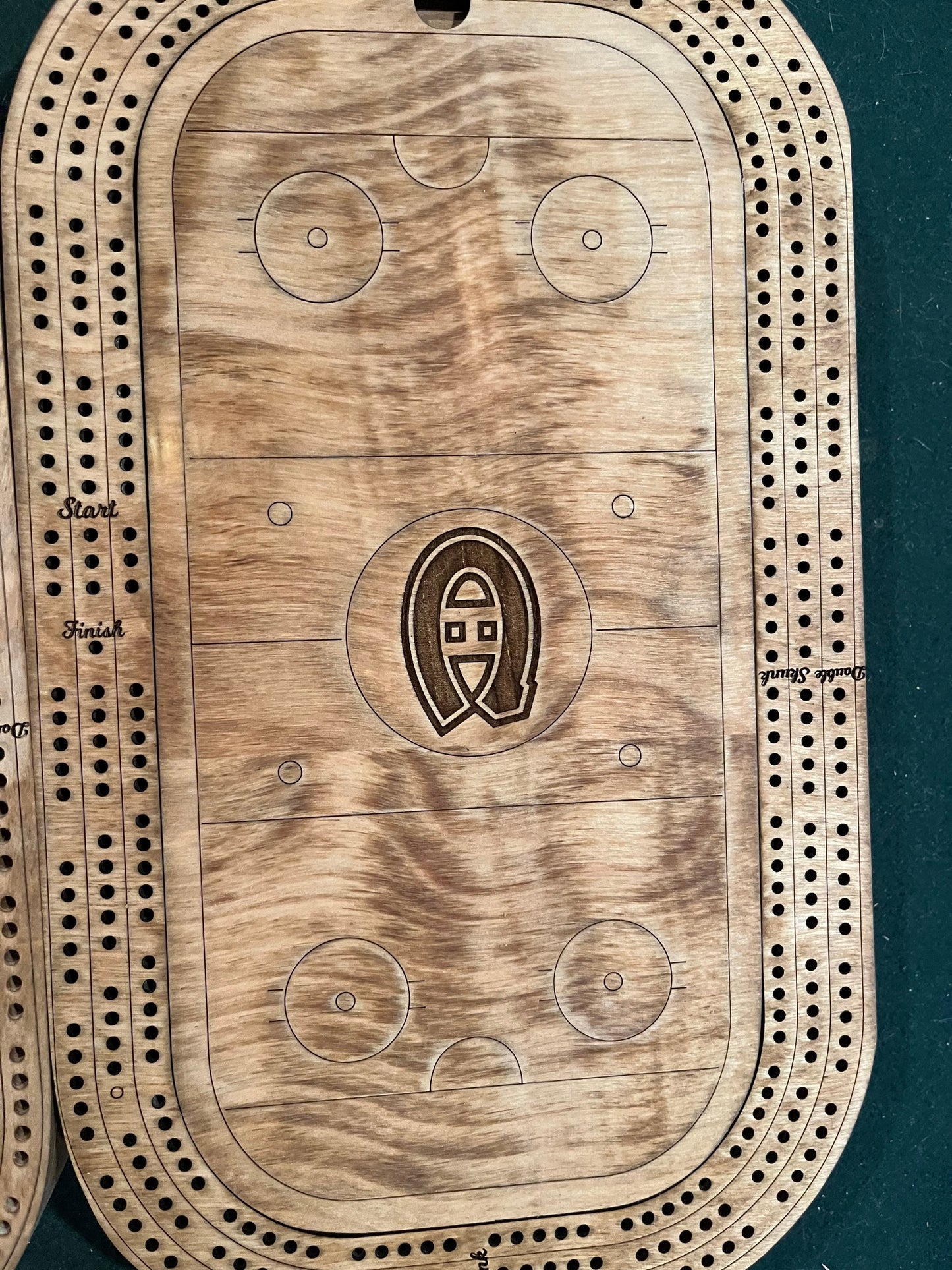 Custom sports cribbage boards. Any sport any logo.