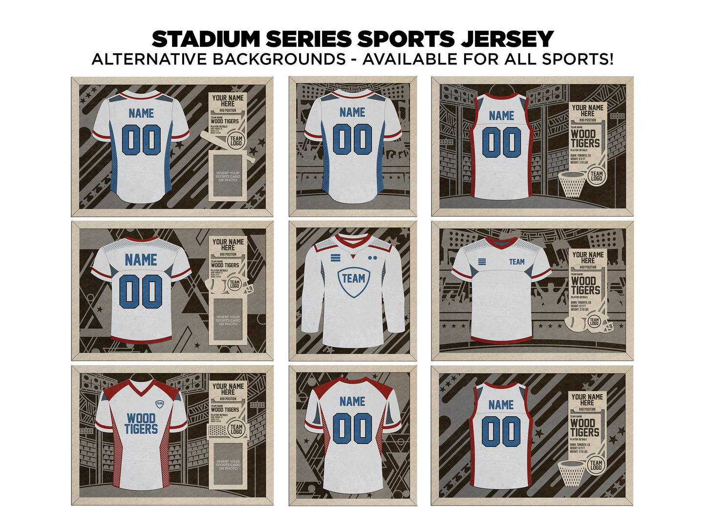 Hockey Jersey Plaques