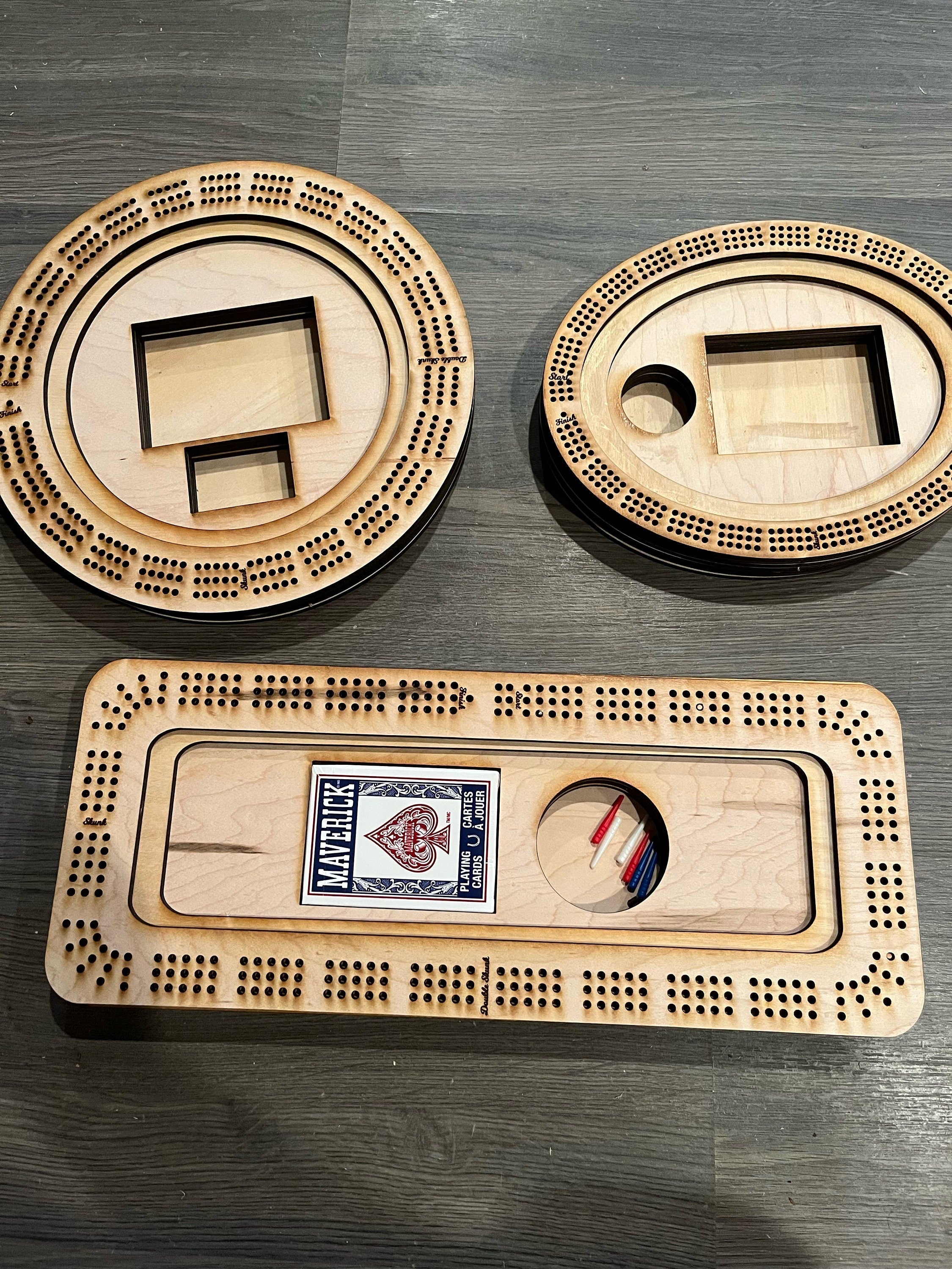 Cribbage board Custom made any shape fully personalized