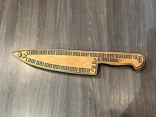 cribbage board Custom made Chef knife
