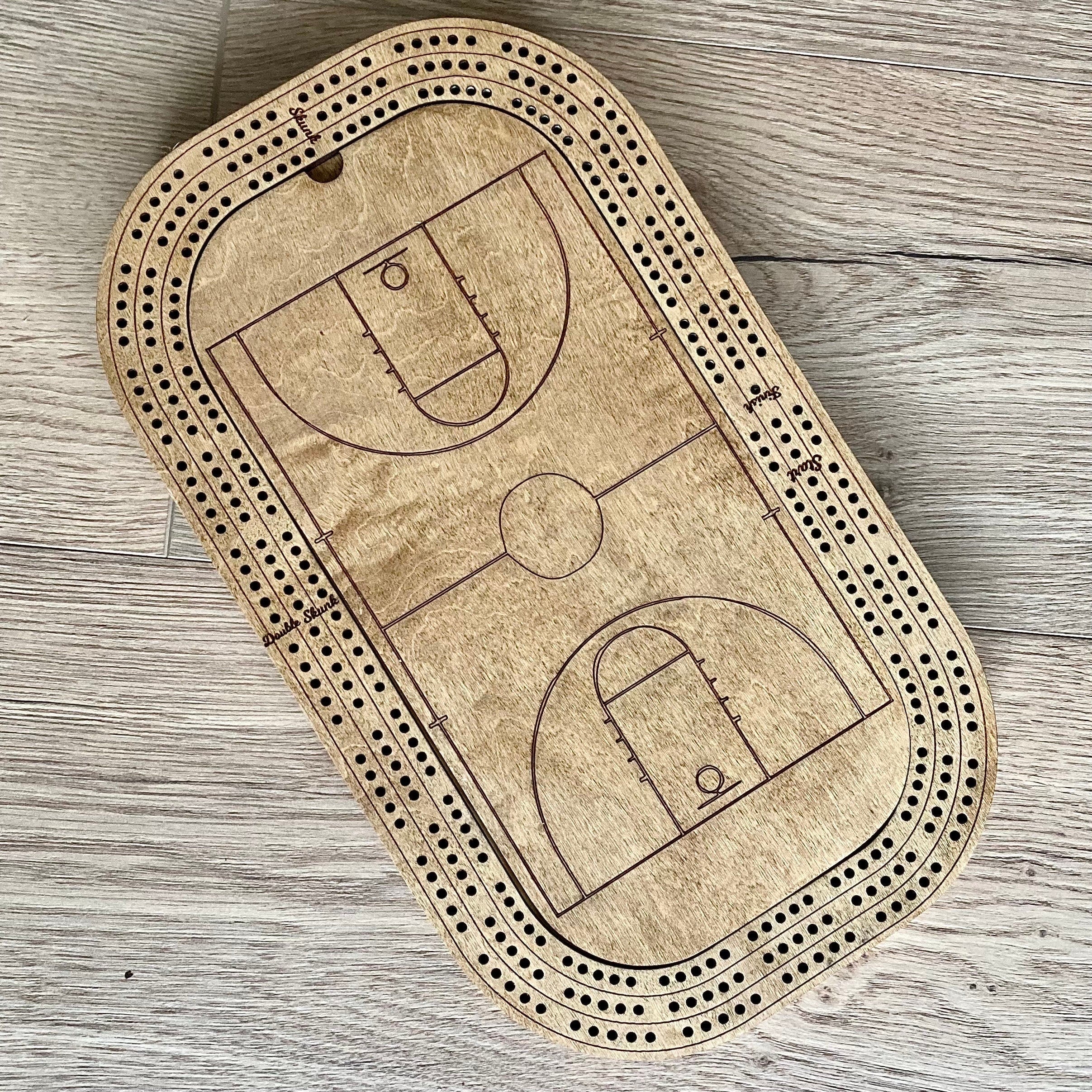 Basketball Cribbage board custom Basketball arena with any team