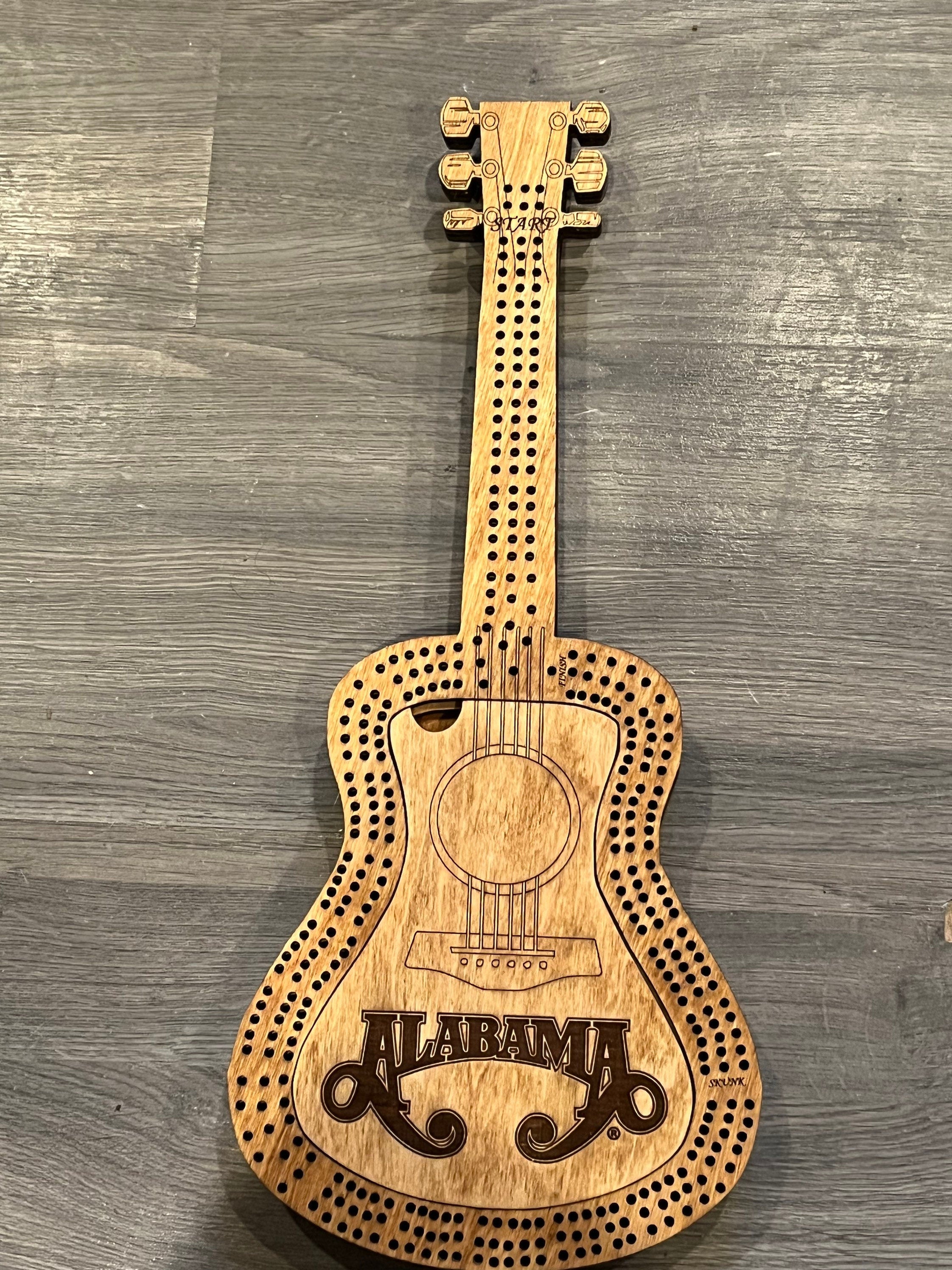 Guitar cribbage with customization