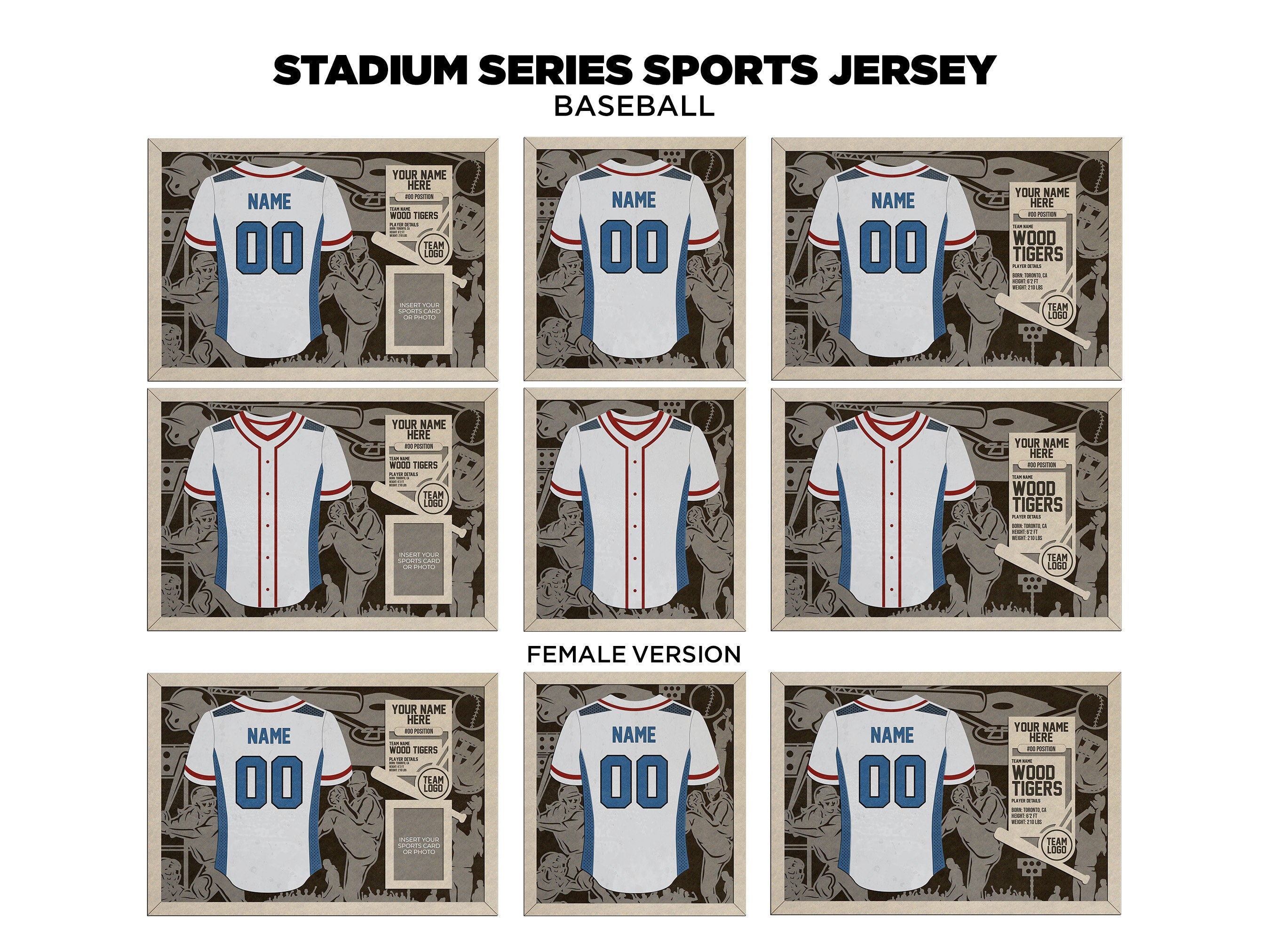 Baseball Jersey Plaques