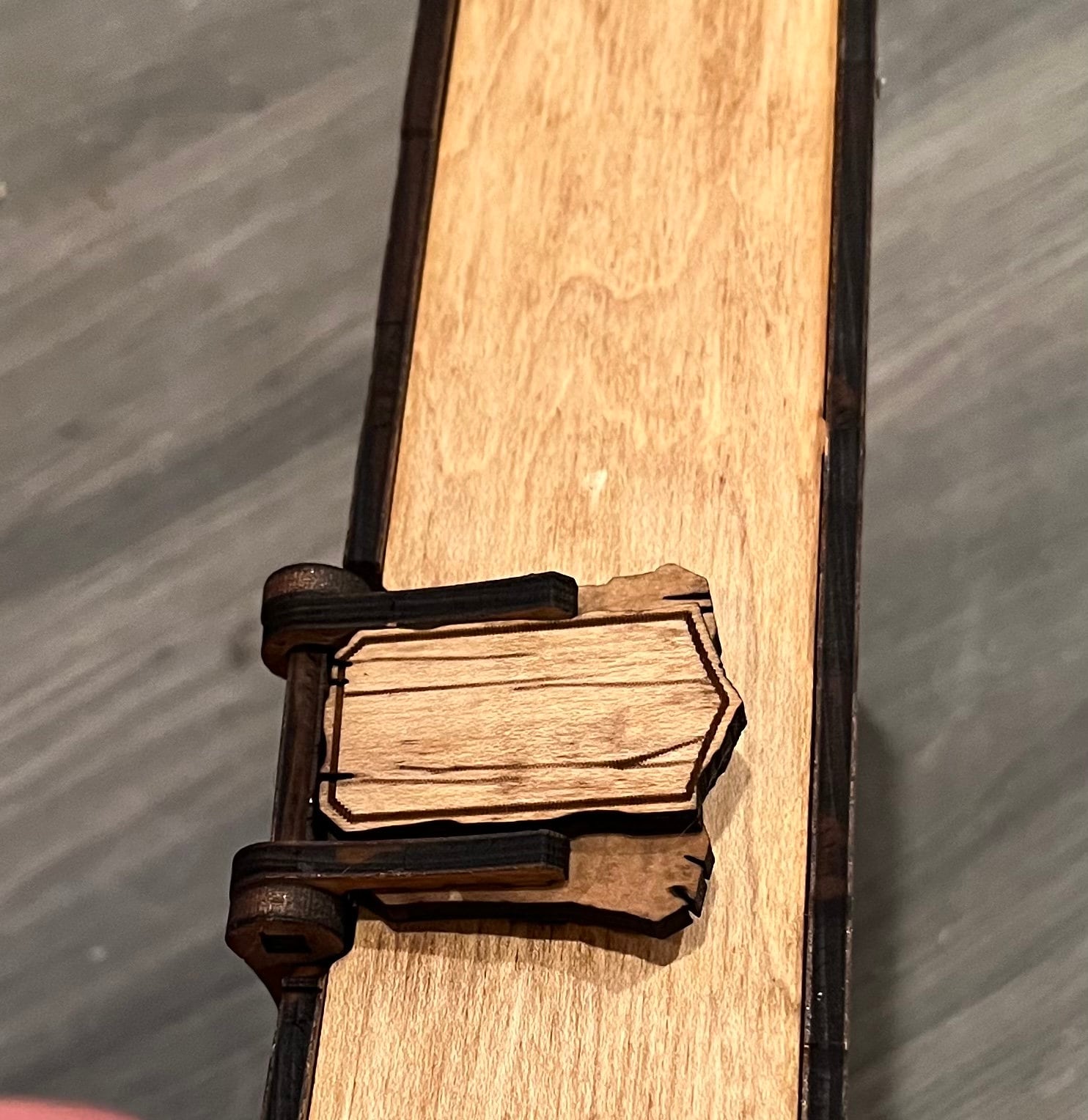 Pirate themed game piece storage book