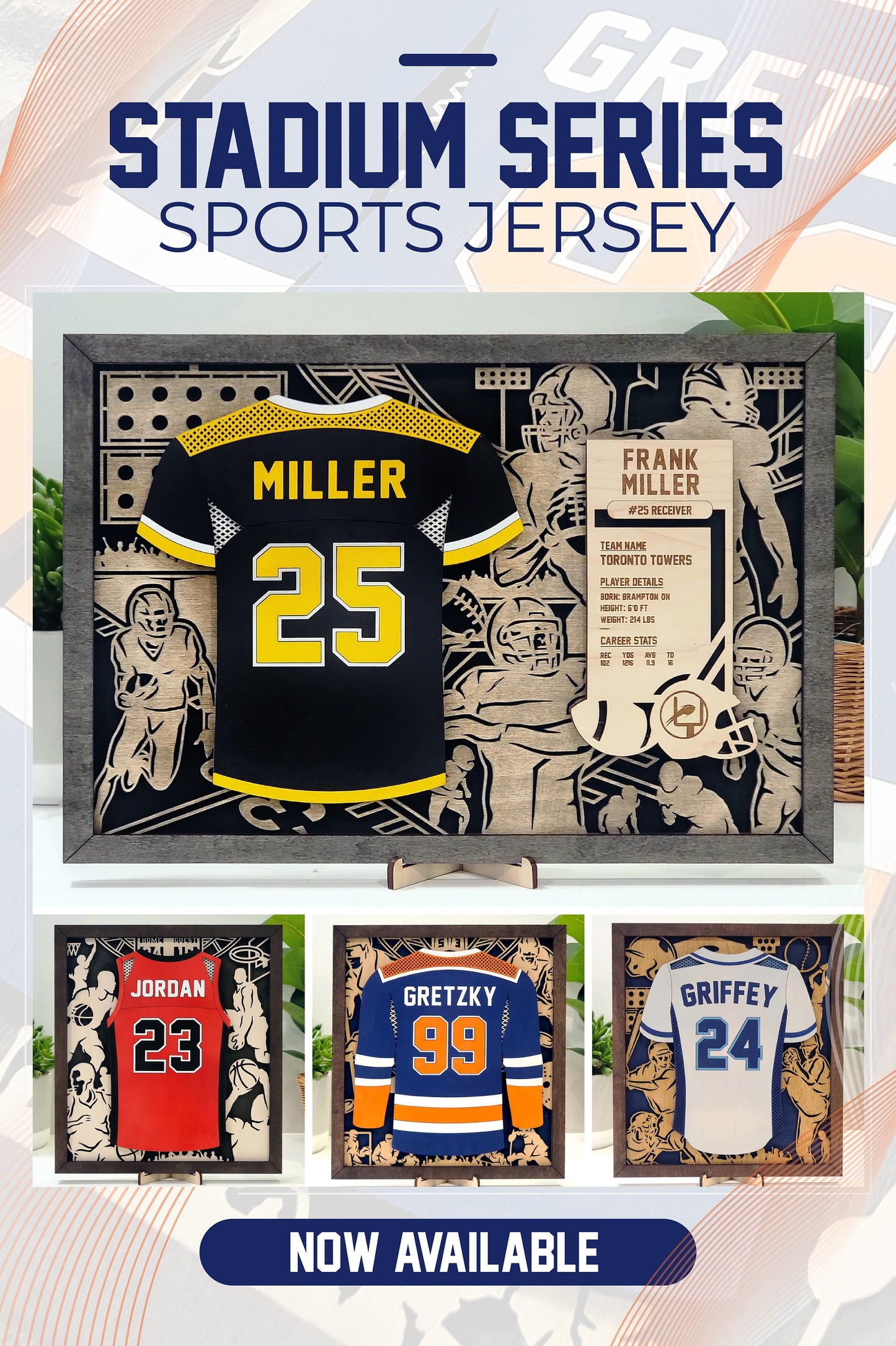 Hockey Jersey Plaques