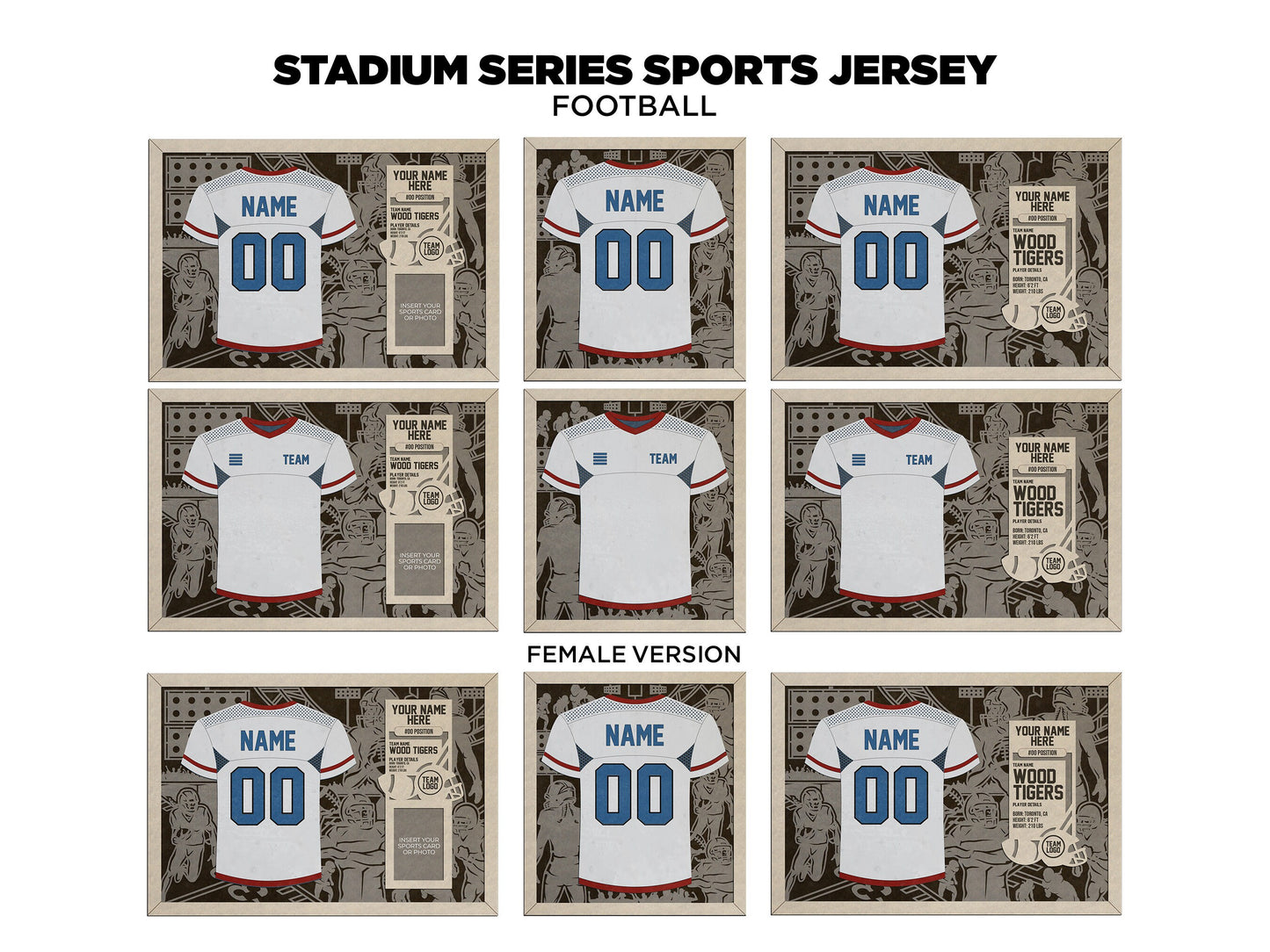 Hockey Jersey Plaques