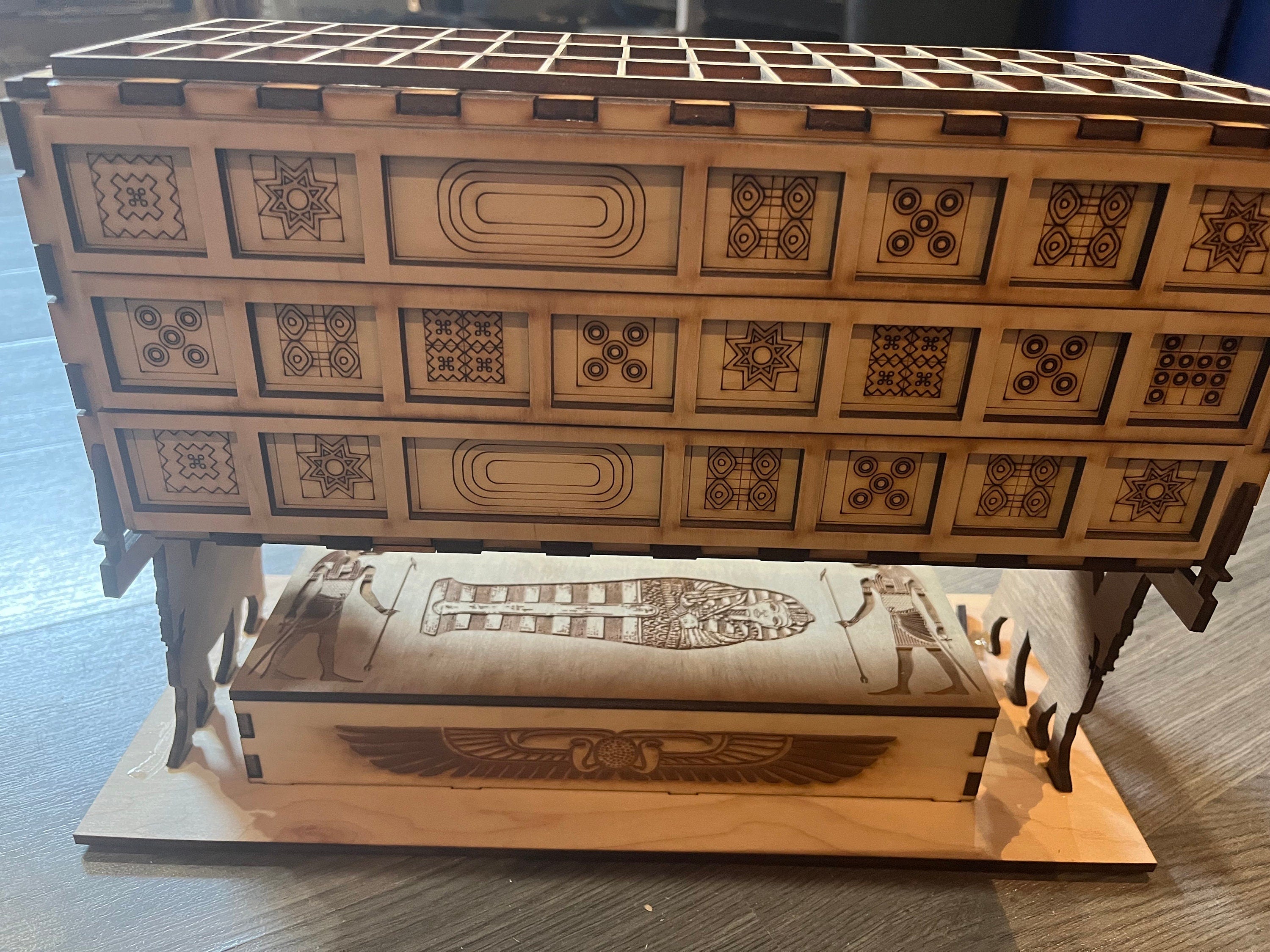4 in 1 ancient game set. Urr, Daldos, Senet, Aseb.
