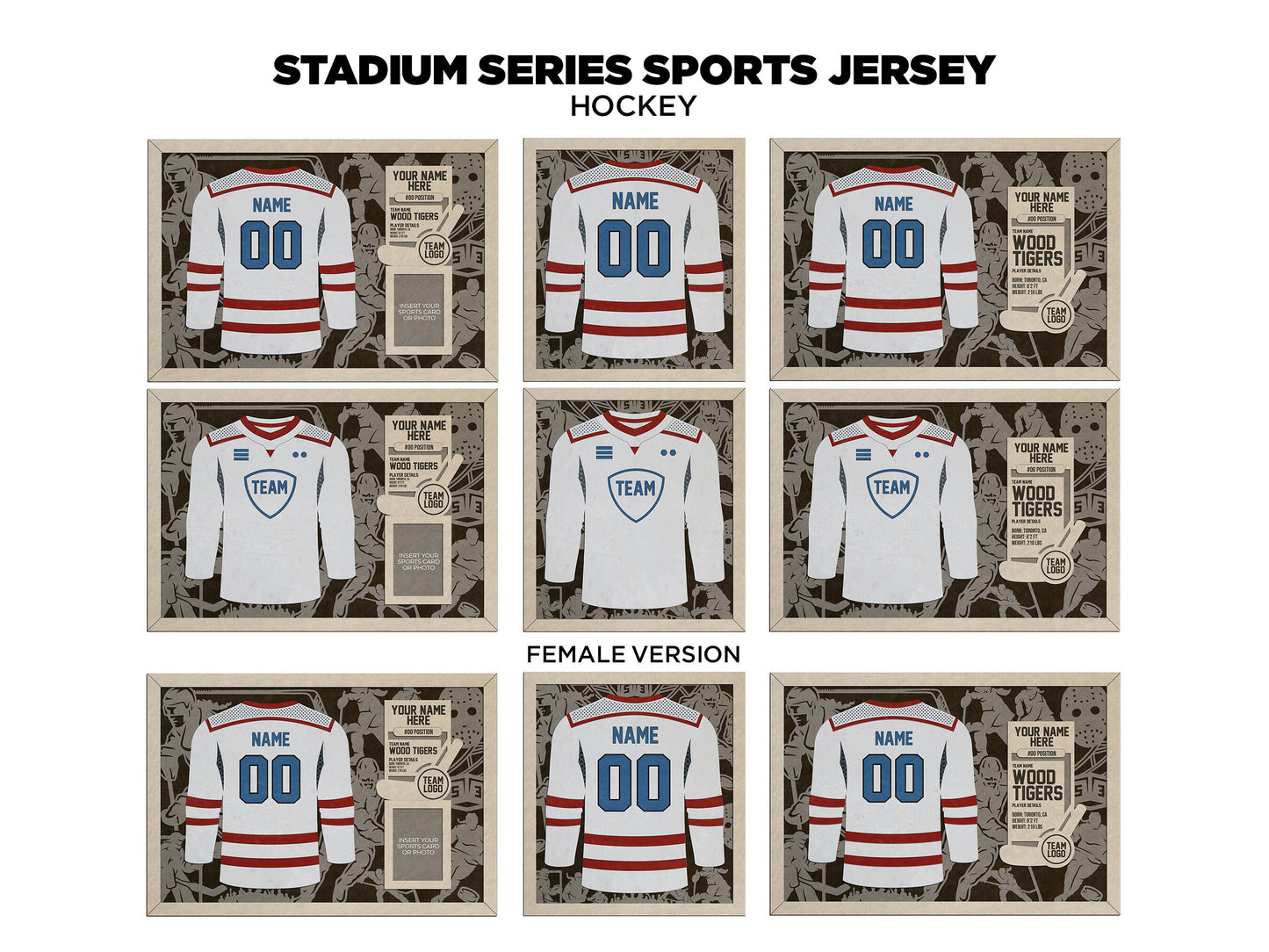 Hockey Jersey Plaques