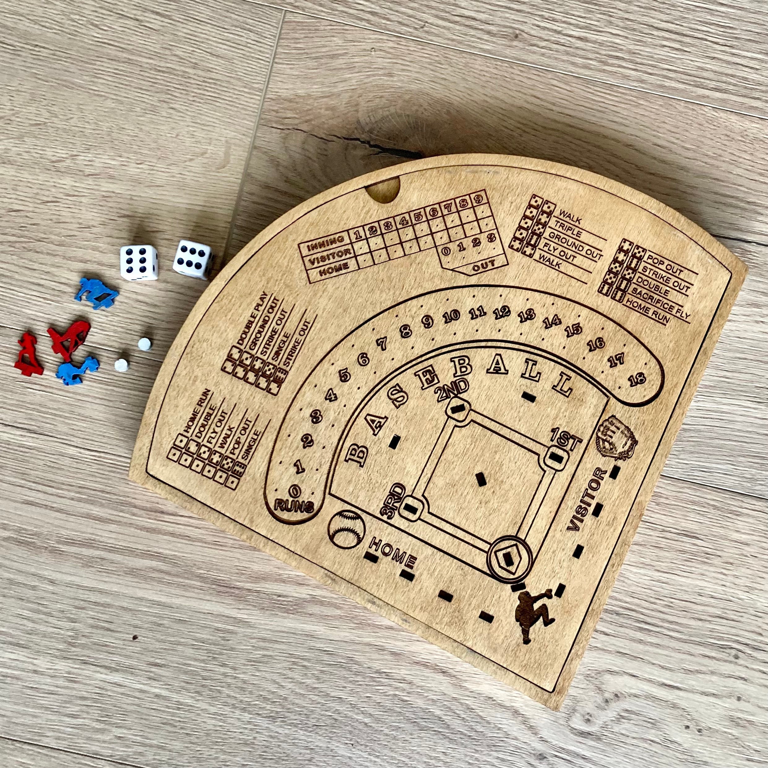 2 game set. Dice baseball and dice football combo.