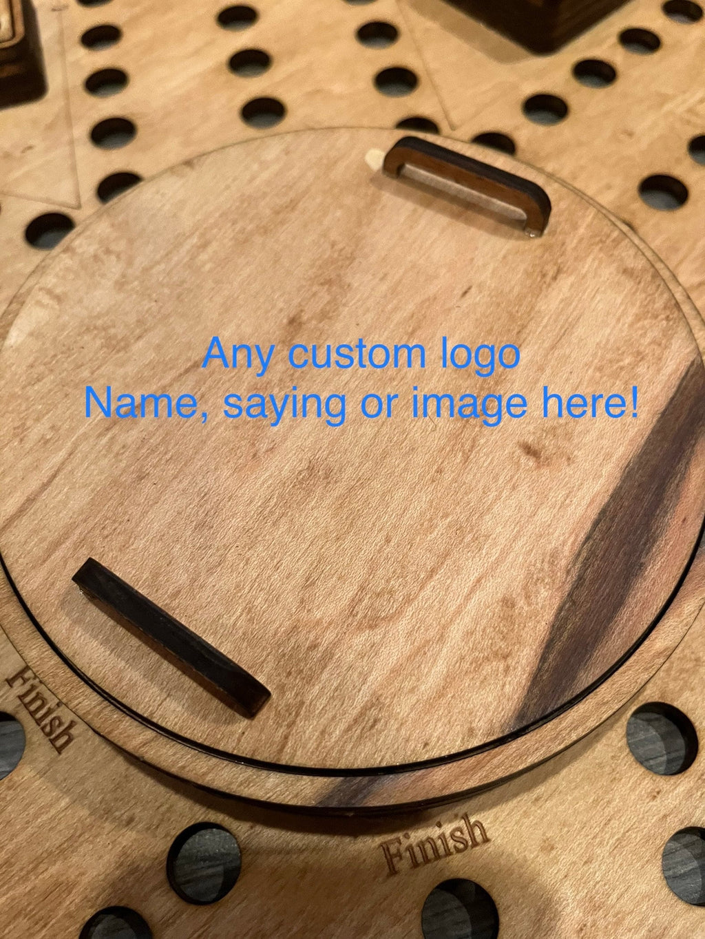 Tock/Aggravation game 6 player with storage with personalization