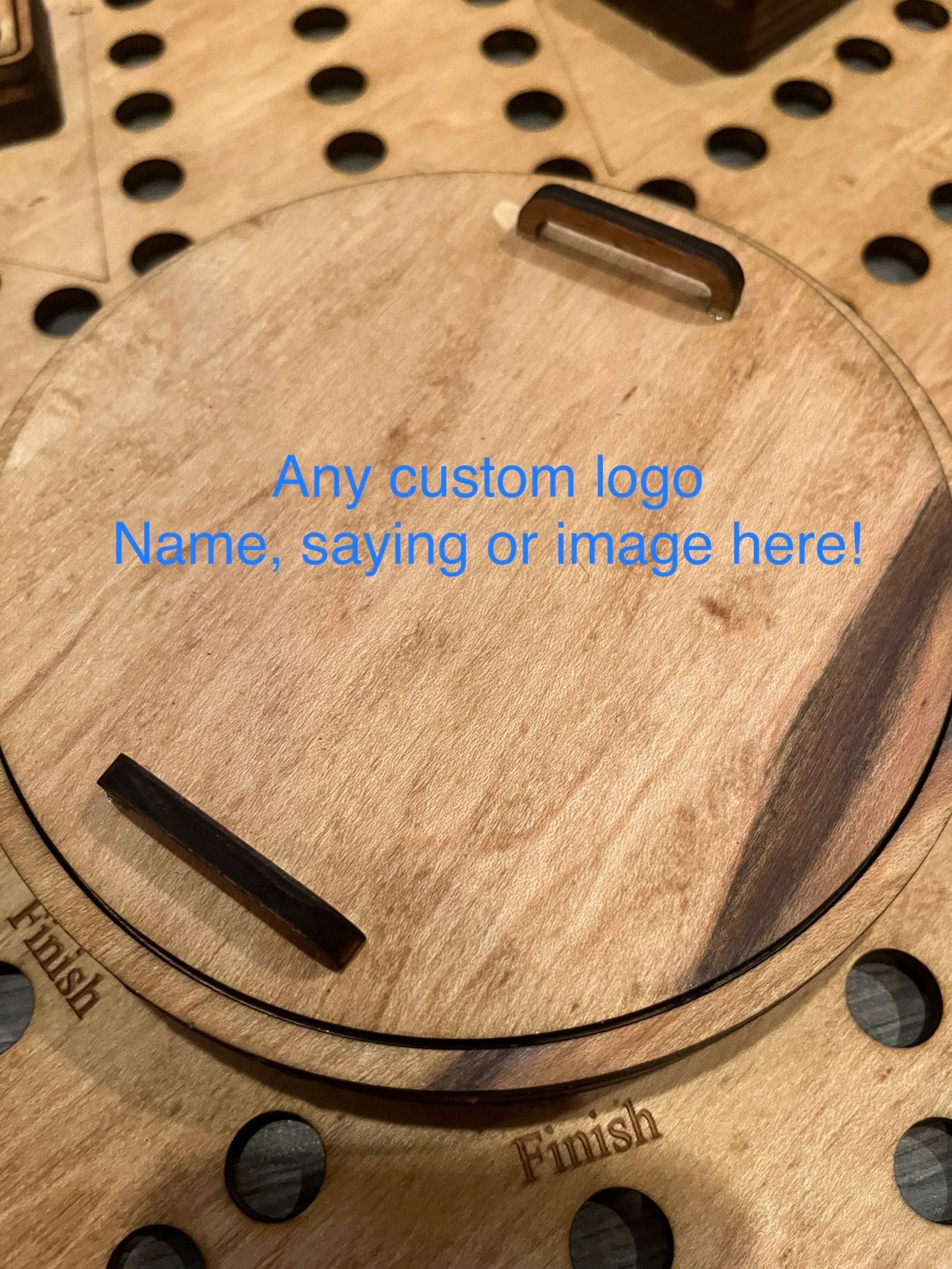Tock/Aggravation game 6 player with storage with personalization