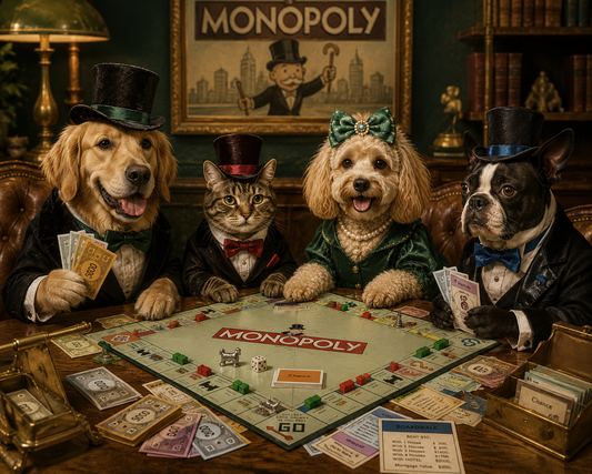 Funny Custom Pet Portraits  (Game Night)