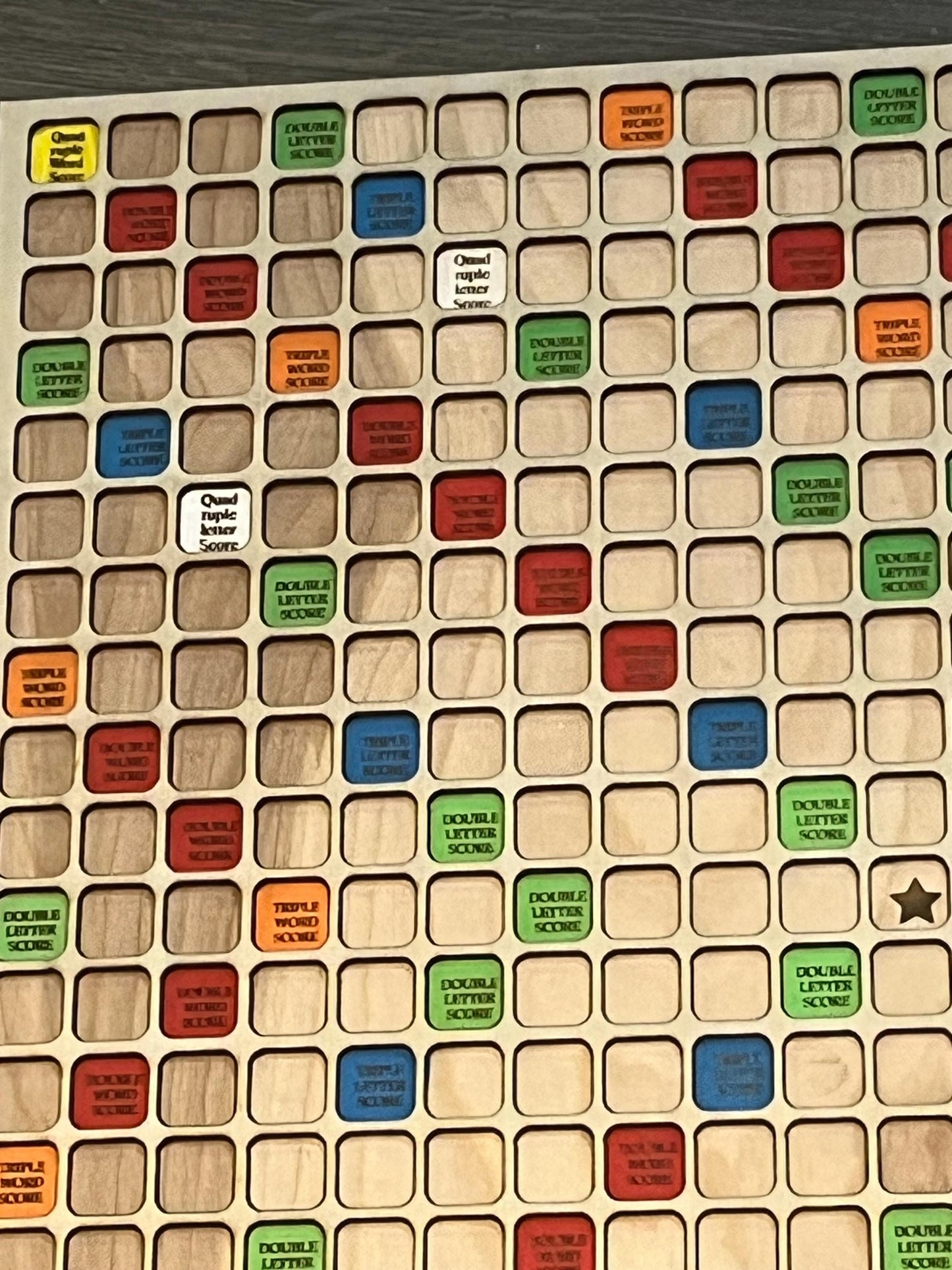 Large scrabble board (super scrabble)